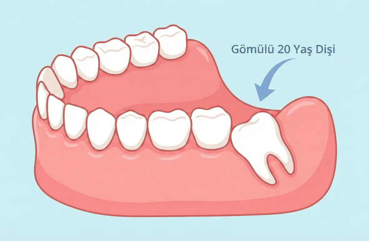 gömülü 20 yaş dişleri ve enfeksiyonlar