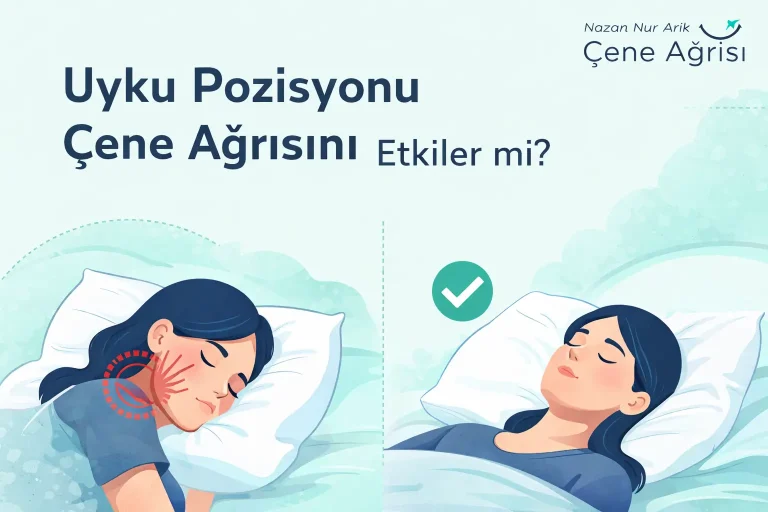uyku pozisyonu çene ağrısını etkiler mi
