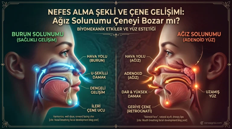 ağız solunumu çeneyi bozar mı