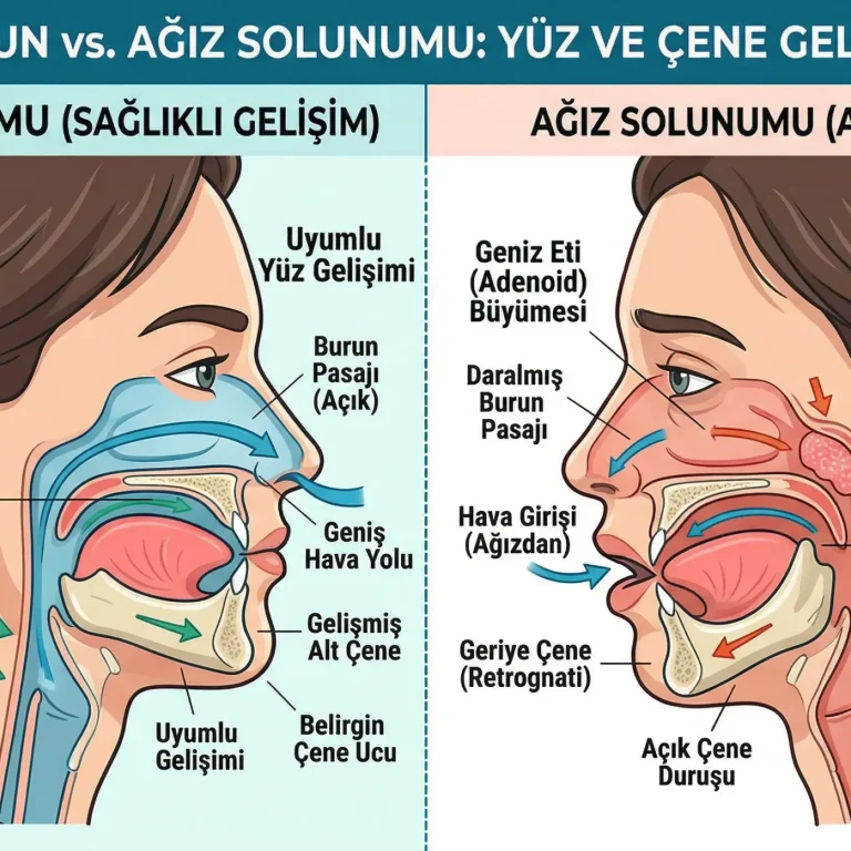 ağız solunumu çeneyi bozar mı