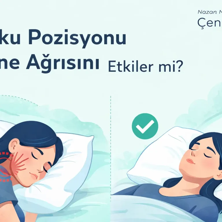 uyku pozisyonu çene ağrısını etkiler mi